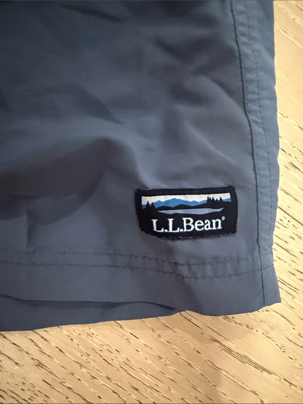 L.L. Bean Men's Navy Blue Swim Trunks